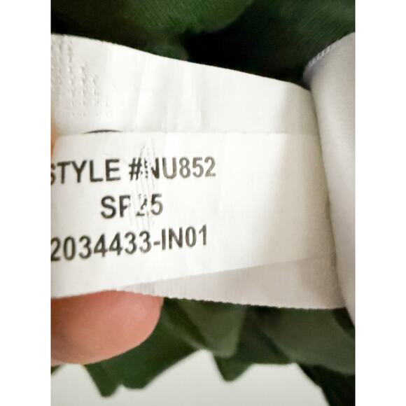 Madewell | NWT | Sleeveless Crewneck Bubble Top Summit Green | Sz XS - Picture 6 of 8